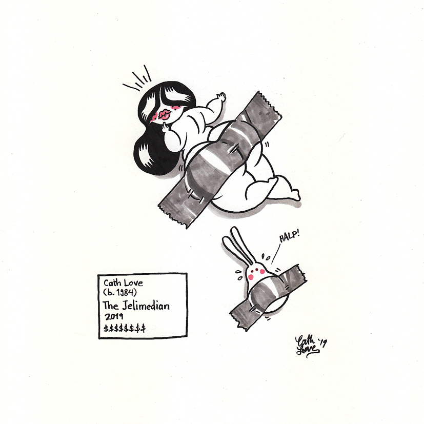 Jeliboo original drawing: The Jelimedian