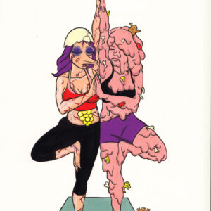 "Embryo Girl and Pink do the Tree" by Catherine Grossrieder